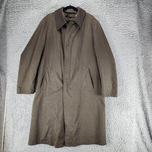 Bugatti Jacket Mens 44R Brown Long Sleeve Coat *GUC*